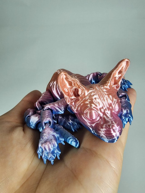Игрушка Кот Сфинкс (цвета в ассортименте) 23см х 15см