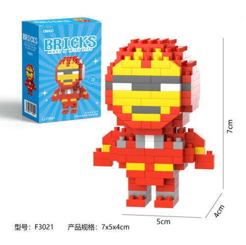 Конструктор мини BRICKS Железный человек 33