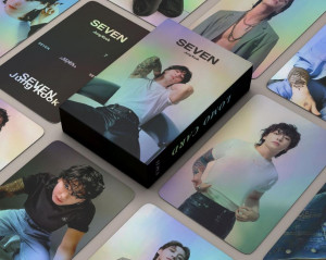 Голографические коллекционные карты Jeon Jungkook (BTS) SEVEN
