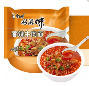 Лапша быстрого приготовления со вкусом острой говядины