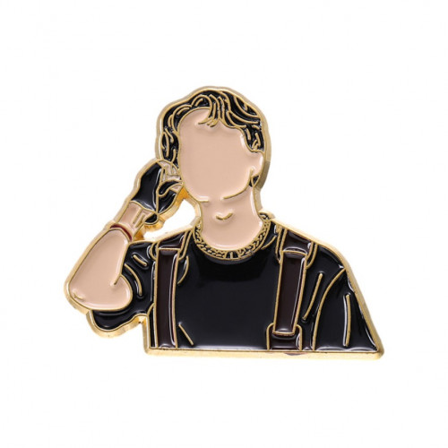 Металлический пин BTS Чонгук 8393
