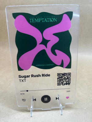 Фигурка Акриловая обложка альбома TXT THE NAME CHAPTER: TEMPTATION