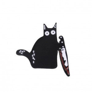 Металлический пин Котик 5880