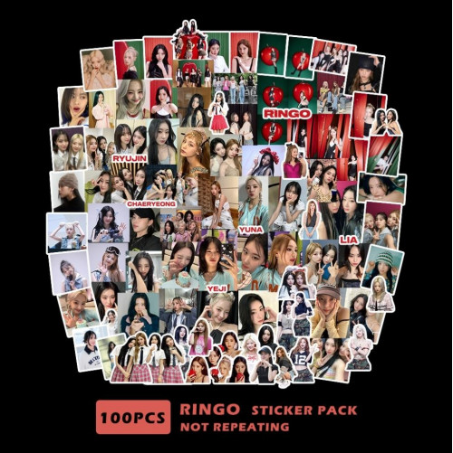 Креативный набор из 100 стикеров ITZY №105 для фанатов аниме
