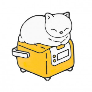Металлический пин Котик 6575
