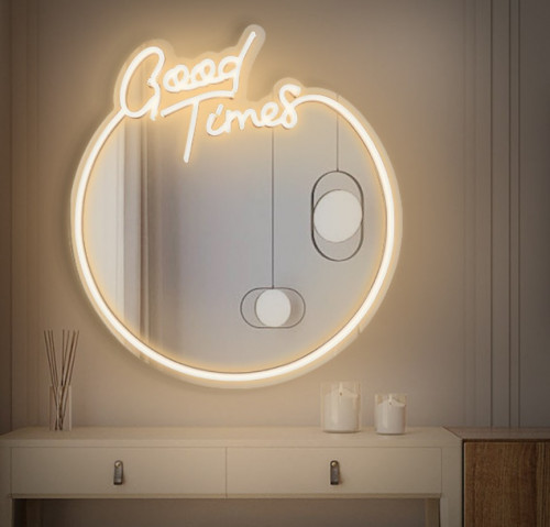 Зеркало со светодиодной подсветкой "Good times"
