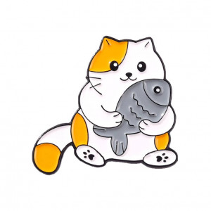 Металлический пин Котик 5193