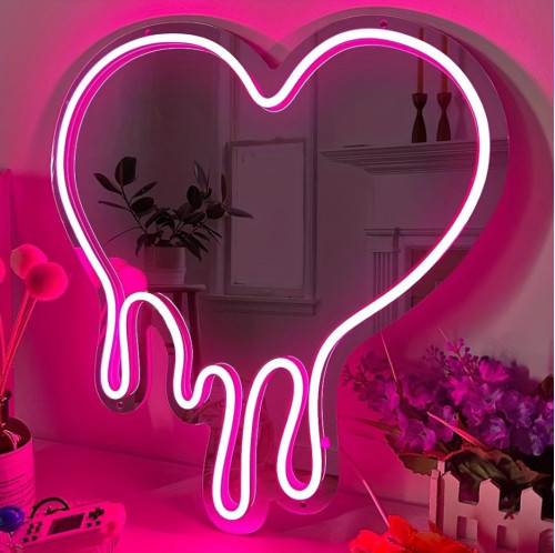 Зеркало со светодиодной подсветкой "Heart"

