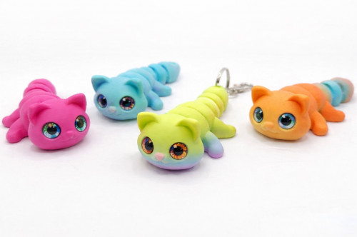 Игрушка Котик (цвета в ассортименте) 10см х 5см