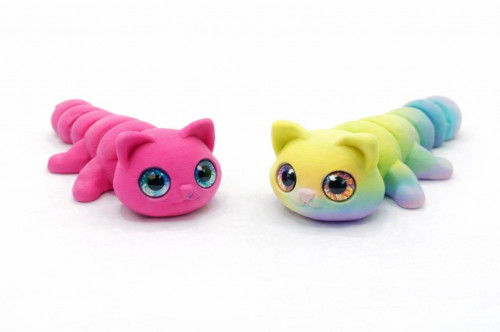 Игрушка Котик (цвета в ассортименте) 10см х 5см