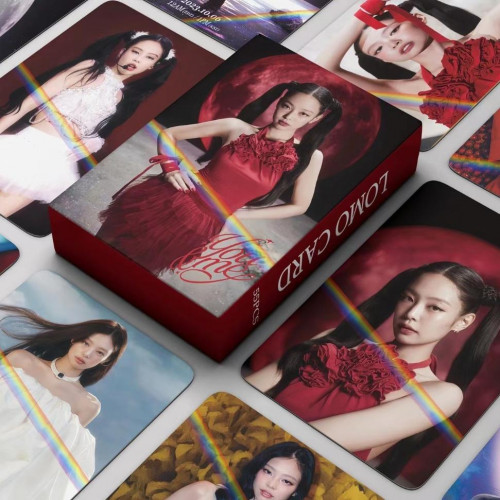 Голографические коллекционные карты JENNIE "You and Me" для фанатов K-Pop
