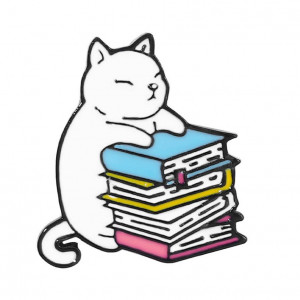 Металлический пин Котик 6579