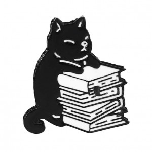 Металлический пин Котик 6580