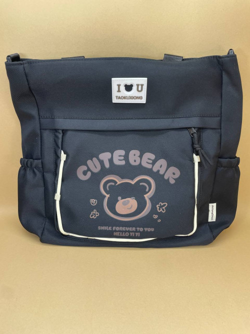 Сумка черная Cute Bear
