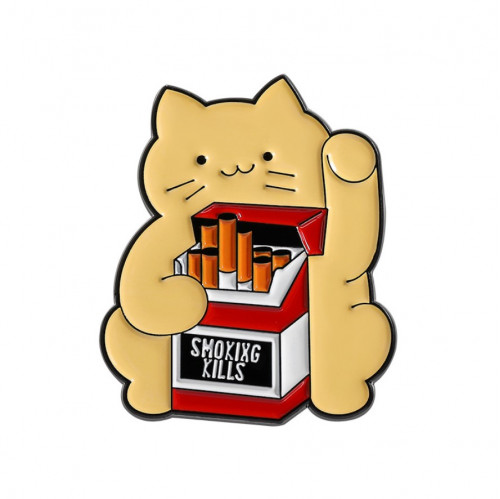 Металлический пин Котик 3798