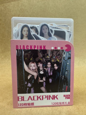 Набор стикеров BLACKPINK 120 шт. №43 (в кейсе)