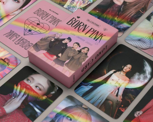 Голографические коллекционные карты BLACKPINK BORN PINK: версия Pink
