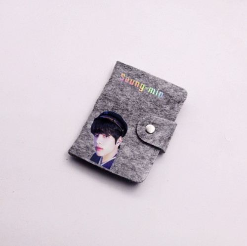 Картхолдер с изображением Stray Kids Seungmin 2 для хранения карт и кредитниц
