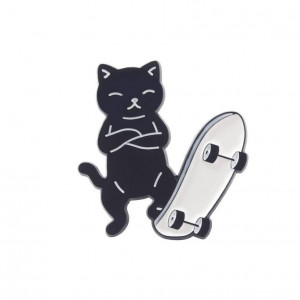 Металлический пин Котик 5465