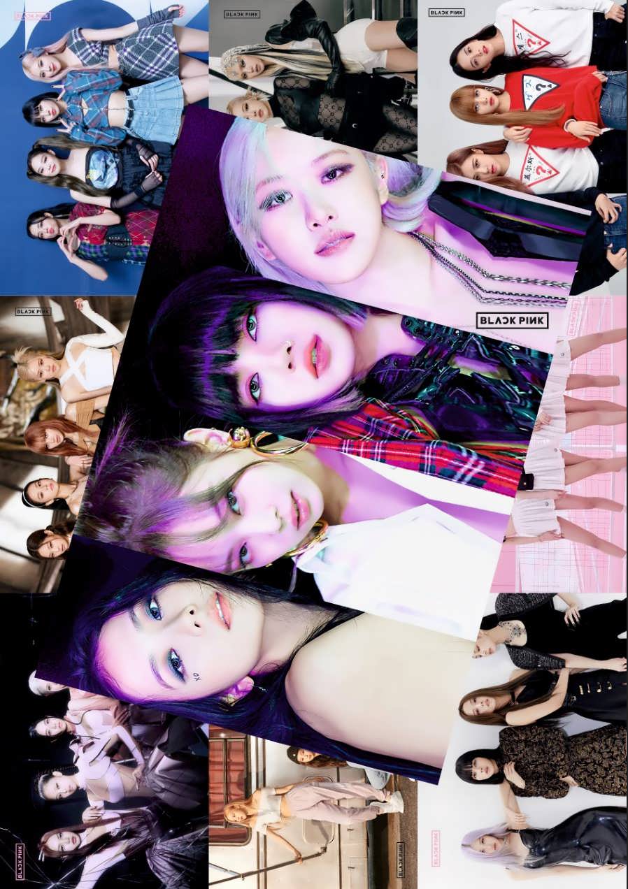 Постеры/Плакаты BLACKPINK 02 разные комплект (10 шт.)