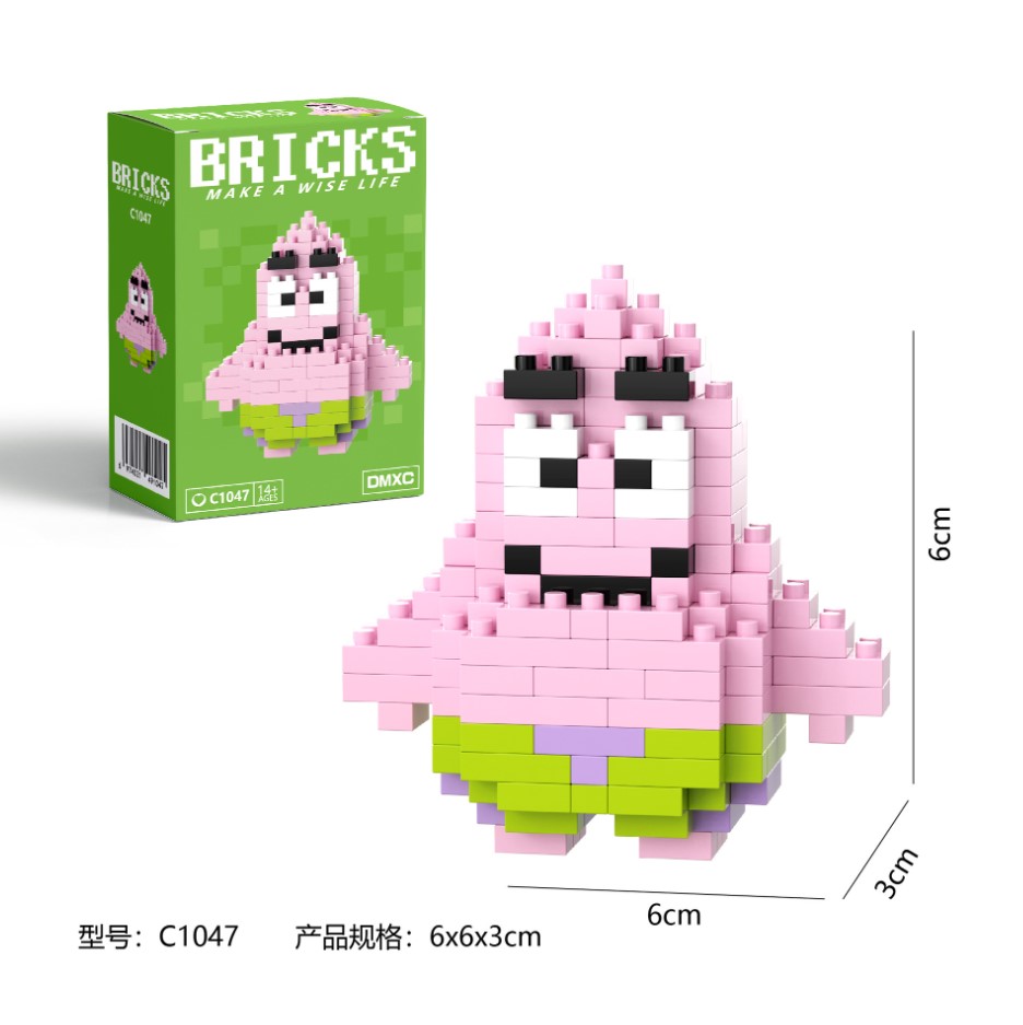 Конструктор мини BRICKS Патрик 57