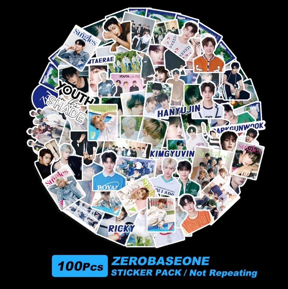 Набор стикеров ZEROBASEONE 100 шт. №104