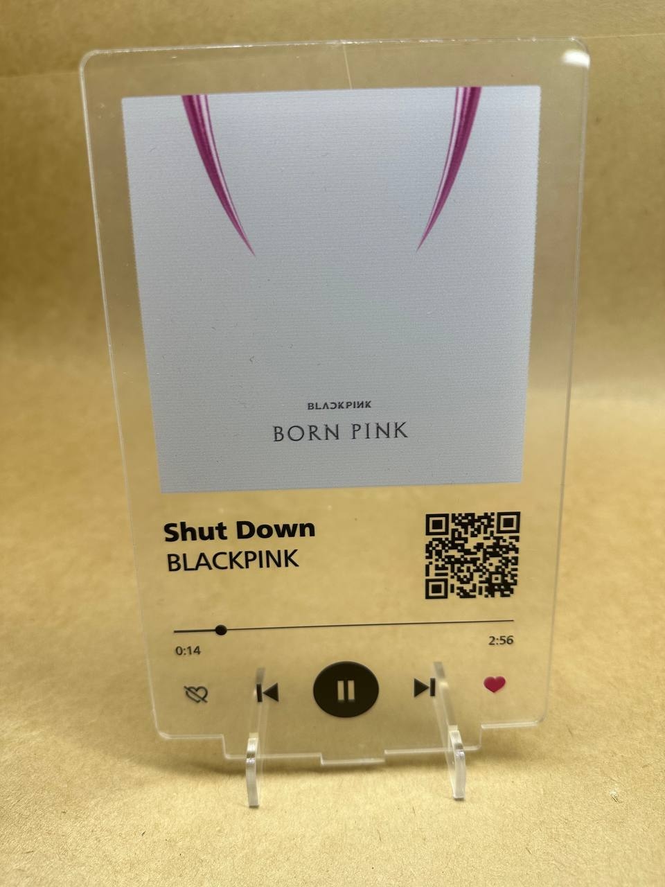 Фигурка Акриловая обложка альбома BLACKPINK BORN PINK 1