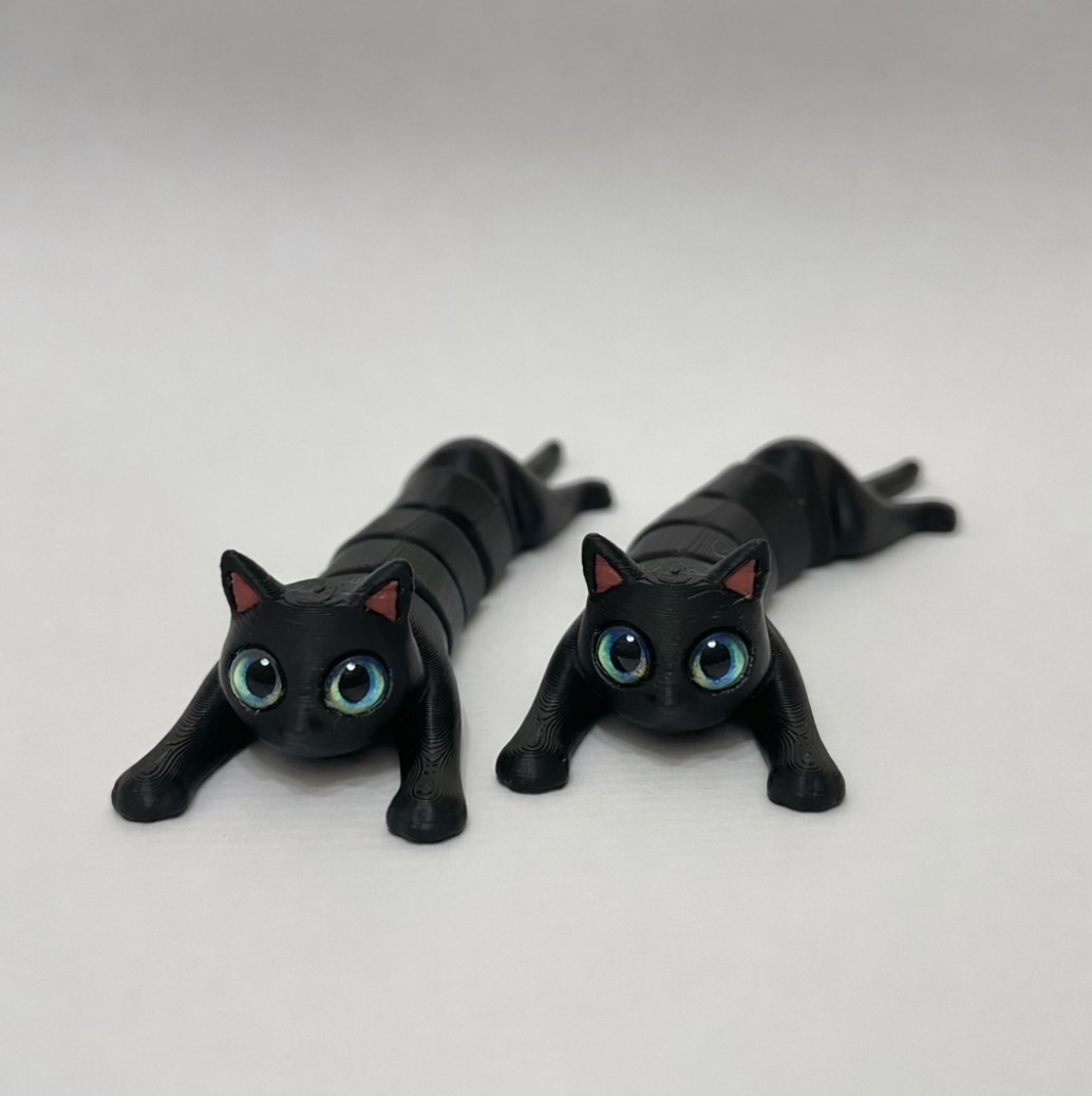 Брелок Ленивый котик средний (цвета в ассортименте) 9,5см х 3см
