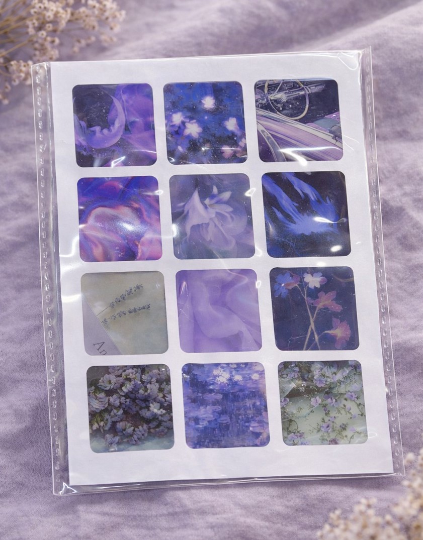 Стикерпак 3D Purple vibe 15