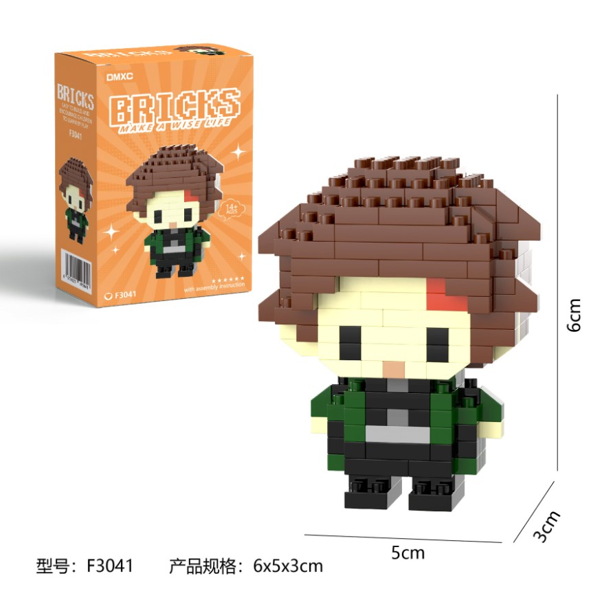 Конструктор мини BRICKS Клинок рассекающий демонов Танджиро 35