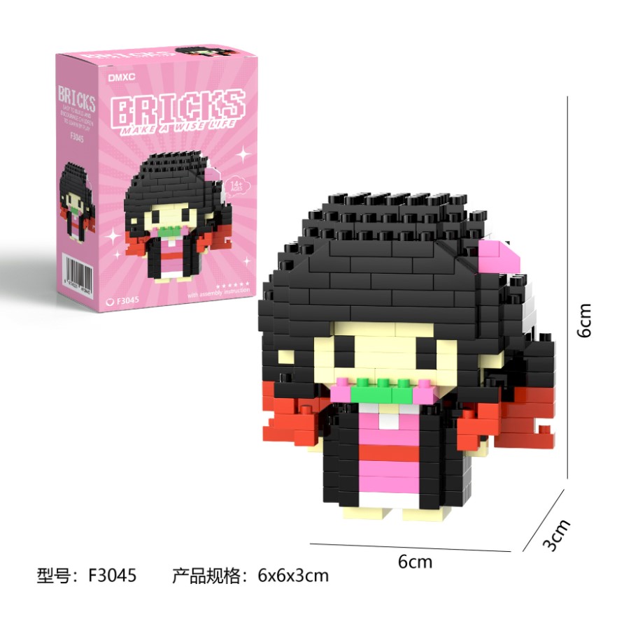 Конструктор мини BRICKS Клинок рассекающий демонов Незуко 37